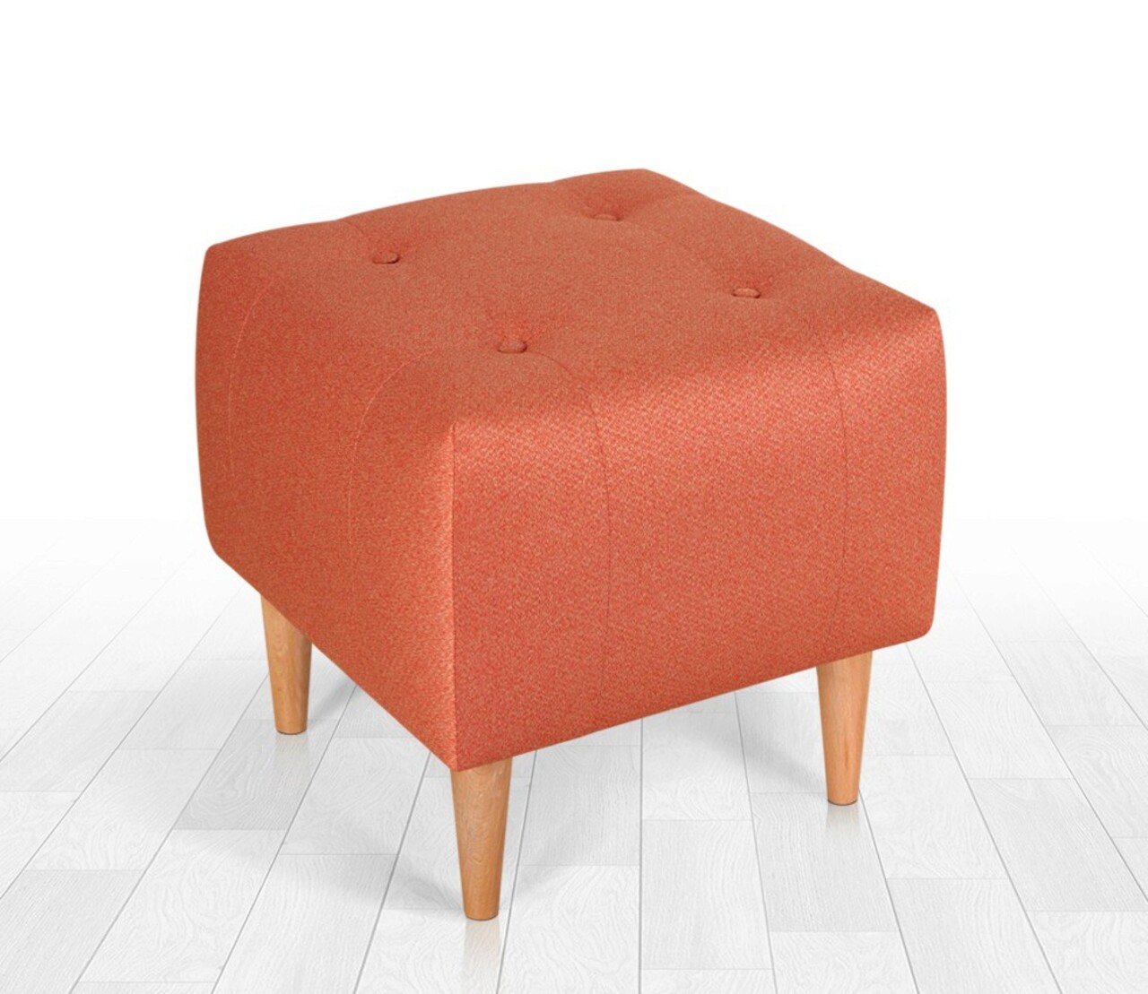 Taburet, Atelier del Sofa, 209FLF1229, Portocaliu - imagine 5